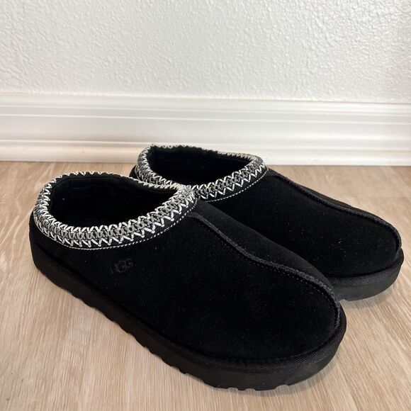 UGG Tasman II Slipper Black Women's-Size 8 - Picture 1 of 11